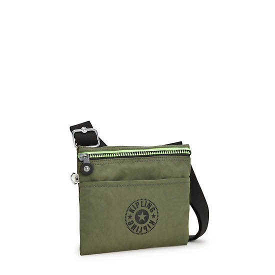 Kipling Gib Crossbodytassen Olijfgroen | BE 1170BE